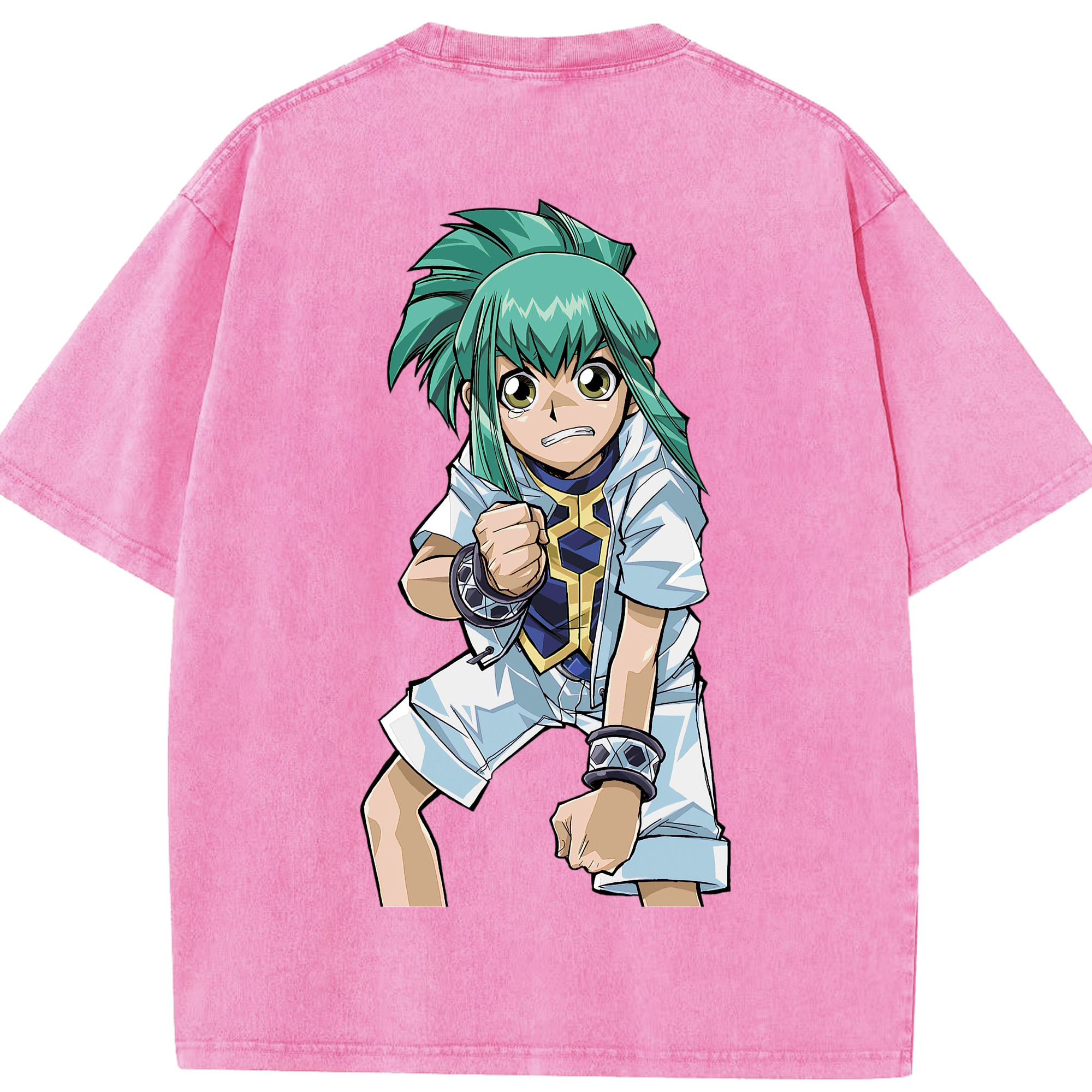 （画像用） 遊☆戯☆王 Yu-Gi-Oh! 綿100% ヴィンテージ風 半袖Tシャツ（背面プリント）